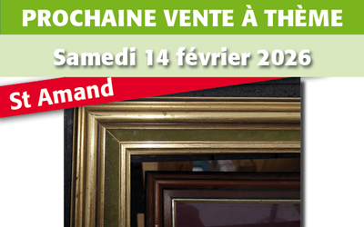 Vente à thème – Cadres et tableaux – St Amand – 14 février 2026