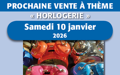 Vente à thème – Horlogerie et vente Rétro – 10 janvier 2026