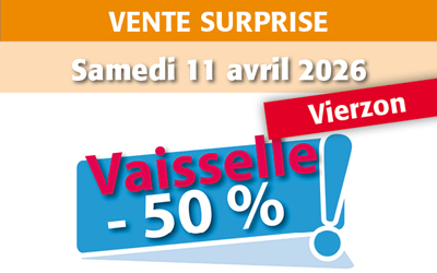 Vente surprise – Vierzon – 11 avril 2026
