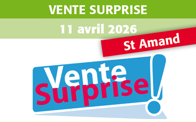 Vente surprise – St Amand-Montrond – 11 avril 2026